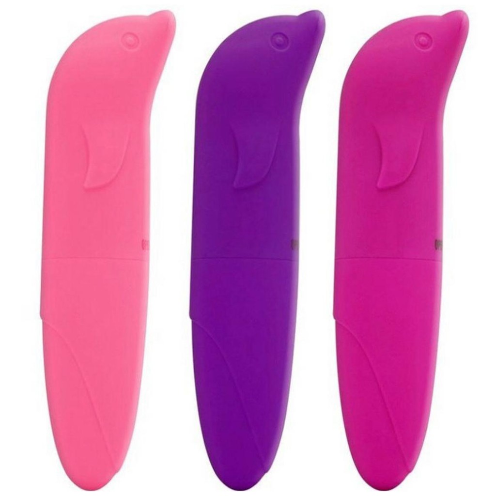 Vibrador  Massageador Feminino Ponto G Golfinho Aveludado SEX SHOP em Oferta na Shopee