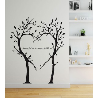 Adesivo Decorativo De Parede Árvore Nunca Foi Sorte em Oferta na Shopee