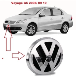 emblema logotipo grade Volkswagen gol Voyage G5 geração 5 modelo 2009 até 2012