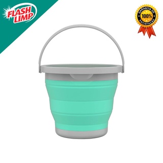 Balde 5 Litros Retratil Verde Agua RET3512 Flash Limp