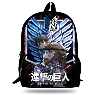 Mochilas Attack Titan para adolescente de viagem estudantes bolsa para meninos meninas de volta à escola