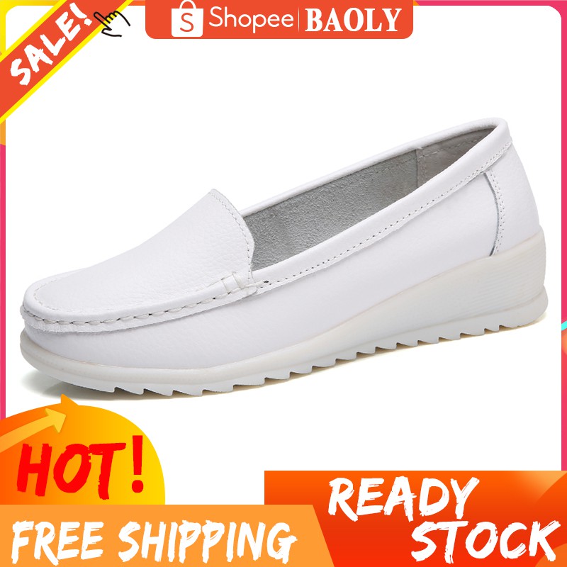 sapato confortavel branco