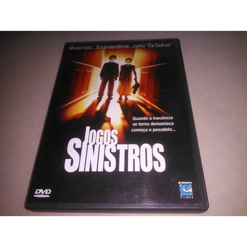 Dvd Jogos Sinistros usado original bom estado