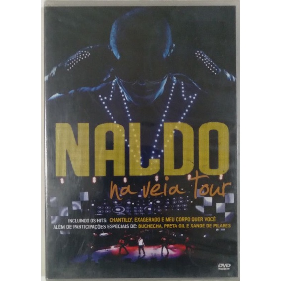 DVD Naldo Na Veia Tour - Original Novo e Lacrado