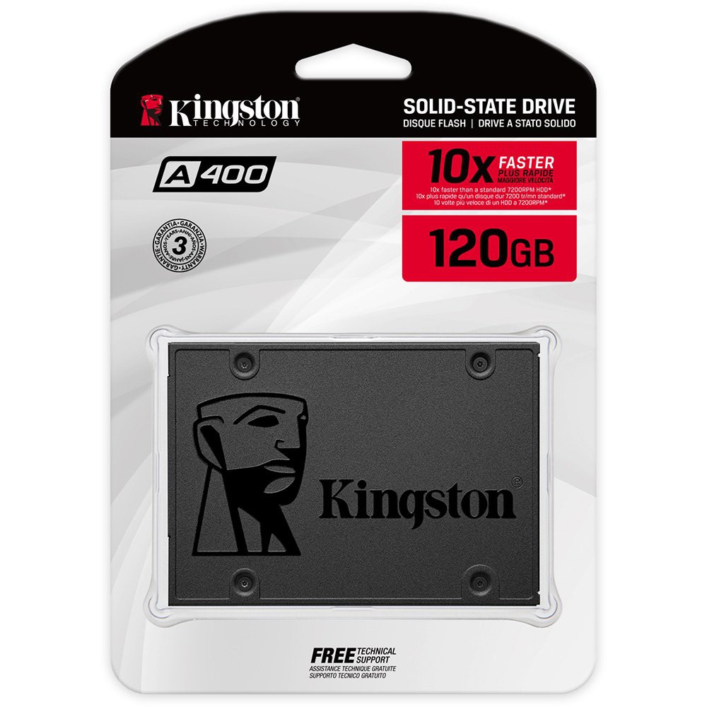 HD SSD 120 GB Sata Kingston A400 SA400S37/120G 120GB | Shopee Brasil