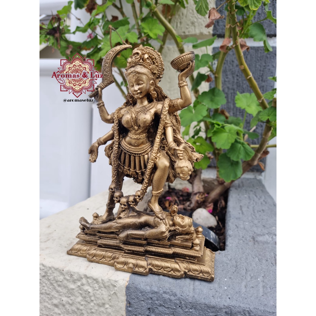 Kali em Resina 19 cm Estatueta Decoração Esoterica em Oferta na Shopee