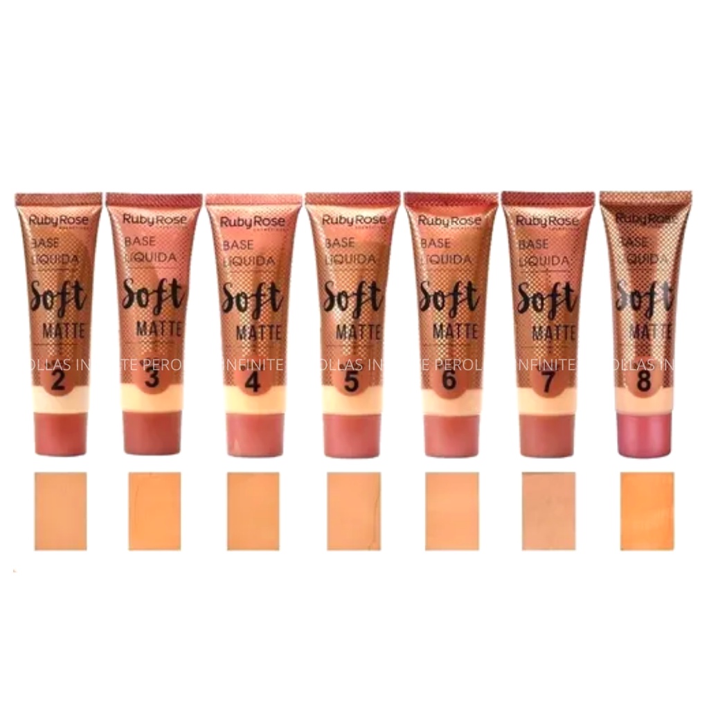 Base Líquida Soft Matte Ruby Rose