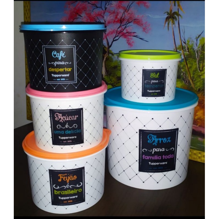 kit de mantimento bistro com 5 peças