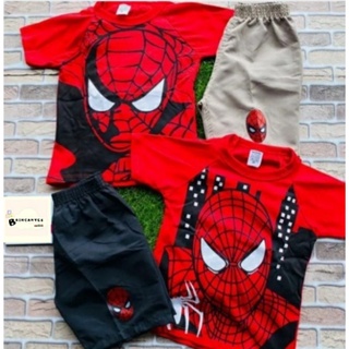 Conjunto Infantil Homem Aranha Personagens Menino