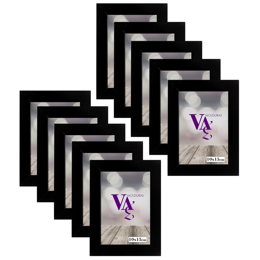 Super Kit 30 Porta Retrato Combo Parede com 10x15, 15x21 e 21x30