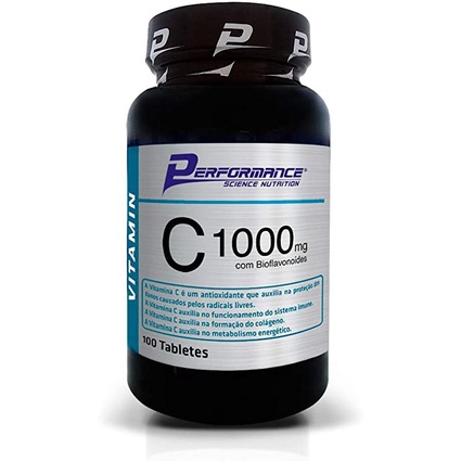 Vitamina C 1000mg 100 Tabletes Performance Nutrition