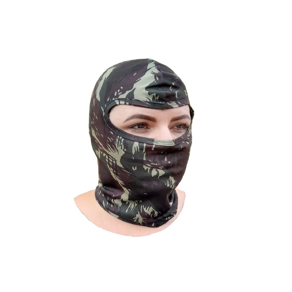 Touca Balaclava Tática Militar Ninja Airsoft Preta Desconto no Preço
