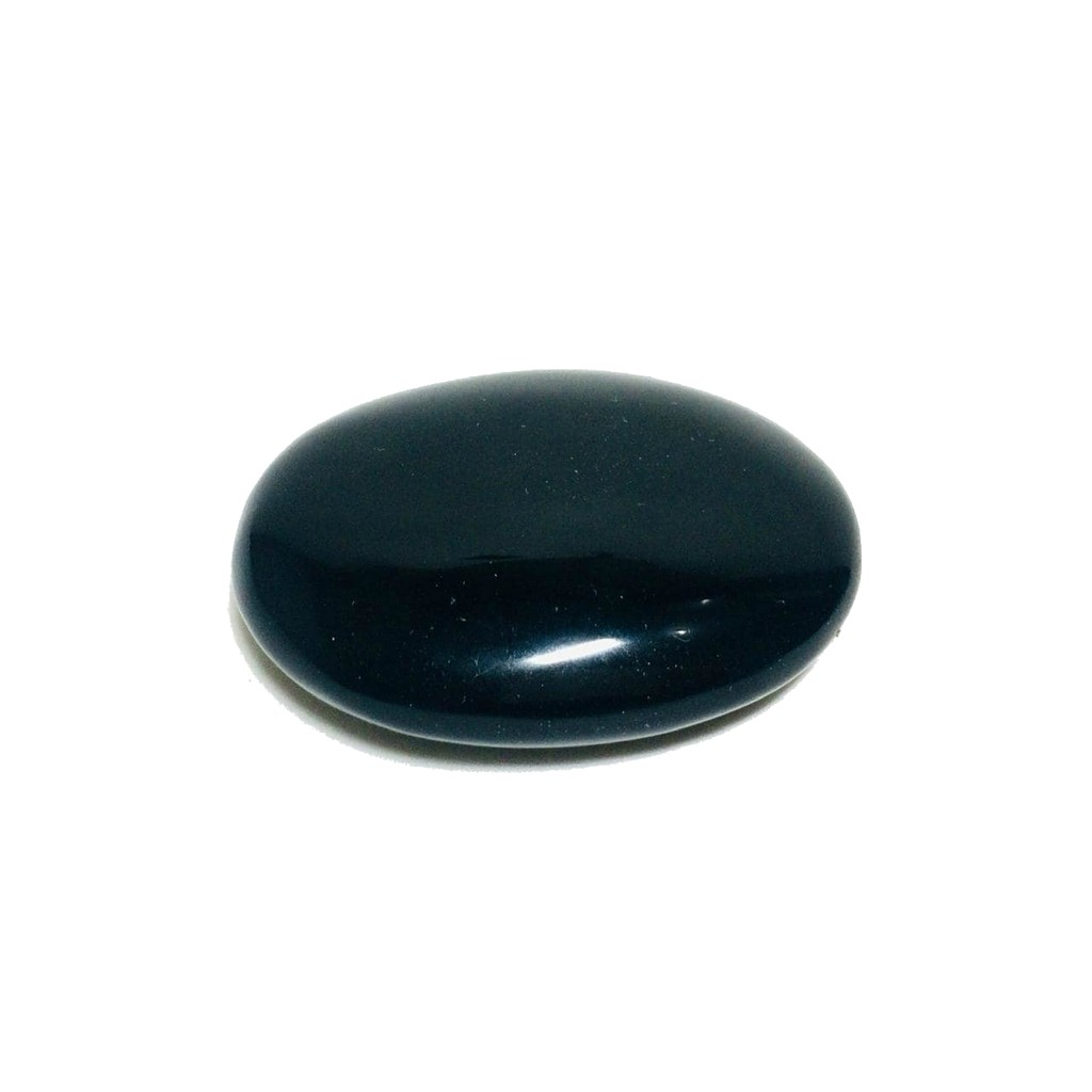 Sabonete De Massagem de Pedra Vulcânica Obsidiana Natural Preta Polida Artesanal