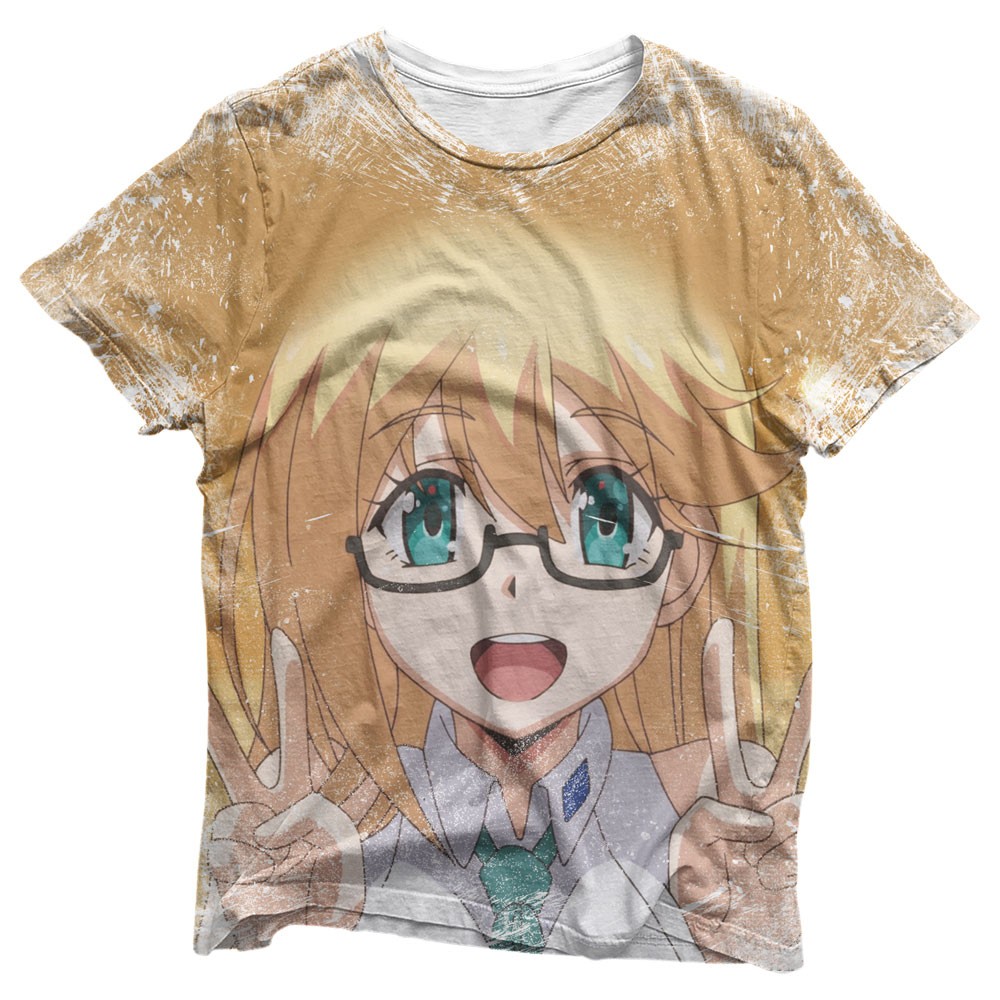 Camisa Ahegao W Peace Sensei Camisas My Sister, My Writer Estampa