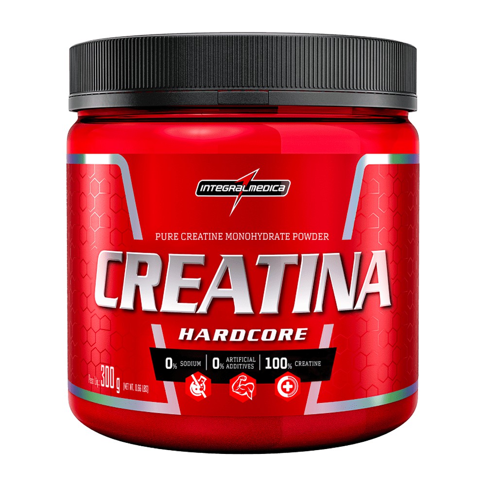 Creatina Hardcore 300g - Integralmedica em Oferta na Shopee
