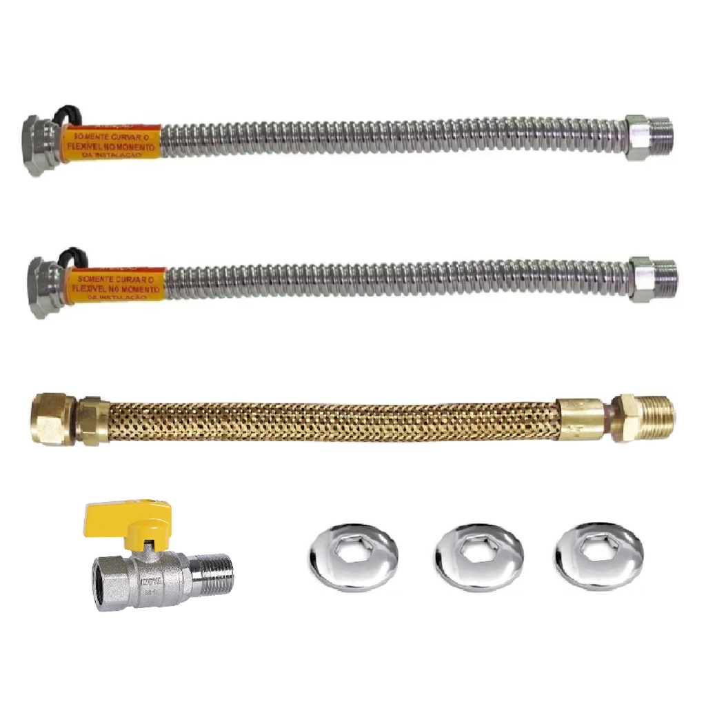 Kit De Instalação Do Aquecedor A Gás Rinnai Reu 1602 Feh | Shopee Brasil