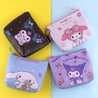 Sanrio mymelody Kuromi Cinnamoroll Coin Bolsas De Lona Wallet Lady Girls Earphone Chave Dinheiro Saco De Armazenamento Com Zíper Bolsa Caçoa O Presente em Oferta na Shopee