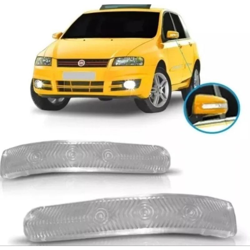 Lente Seta Pisca Retrovisor Stilo