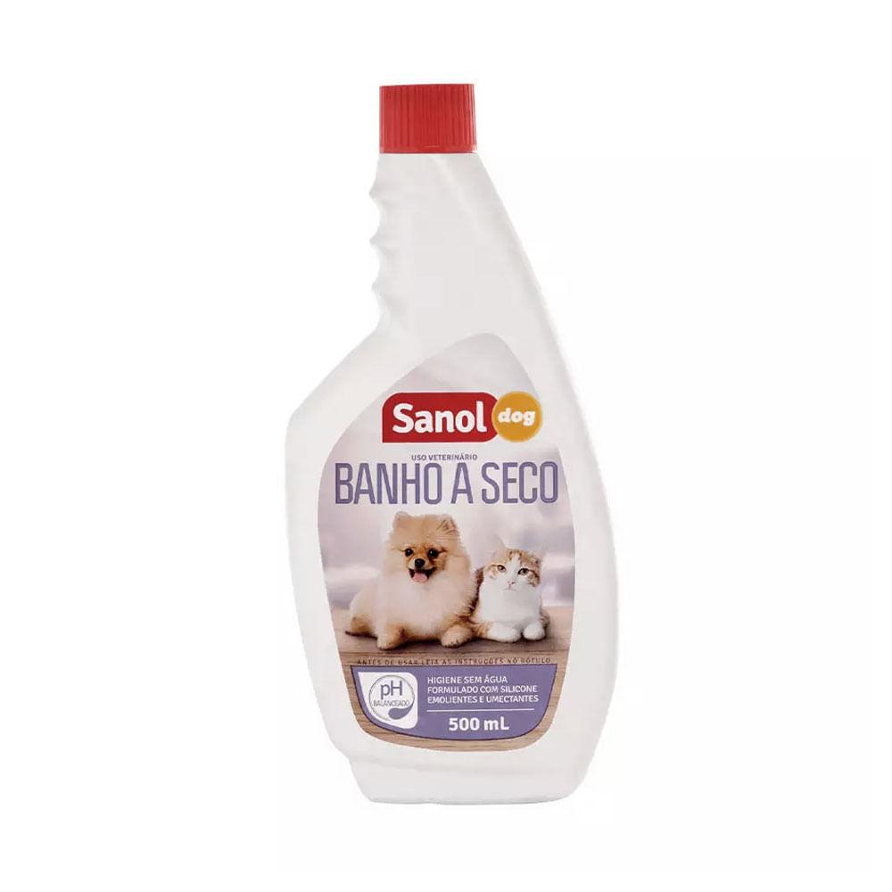 Banho à Seco Sanol Dog para Cães e Gatos 500ml
