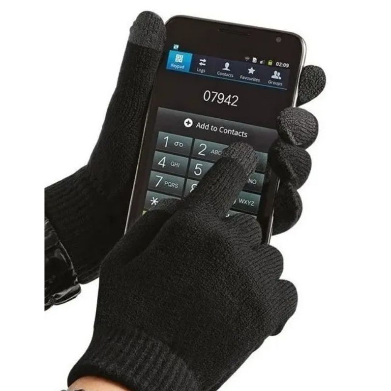Luva De Lã Touch Screen Celular Tablet iPhone Smartfone ( Motoqueiro Skate Caminhada )