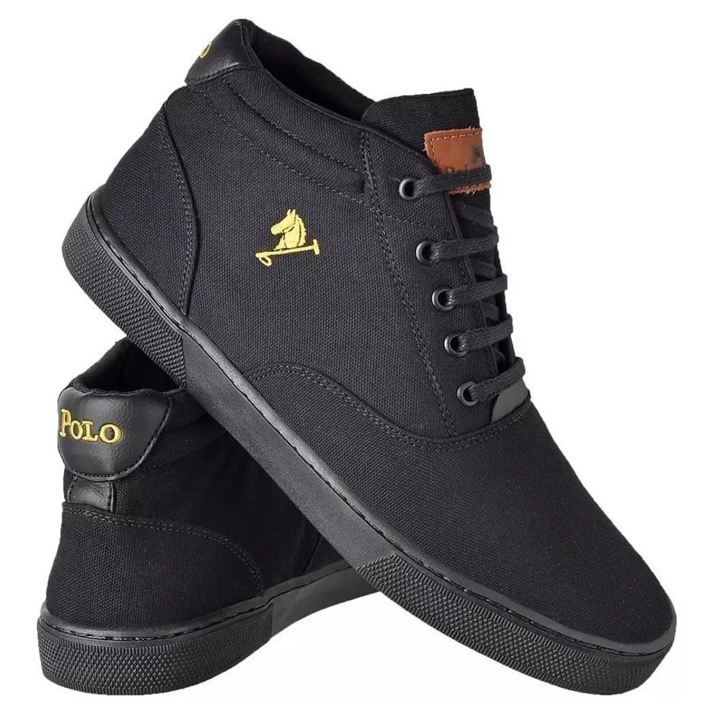 sapatenis bota cano alto masculino