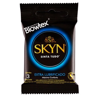 Preservativo SKYN Extra Lubrificado 3 Unidades