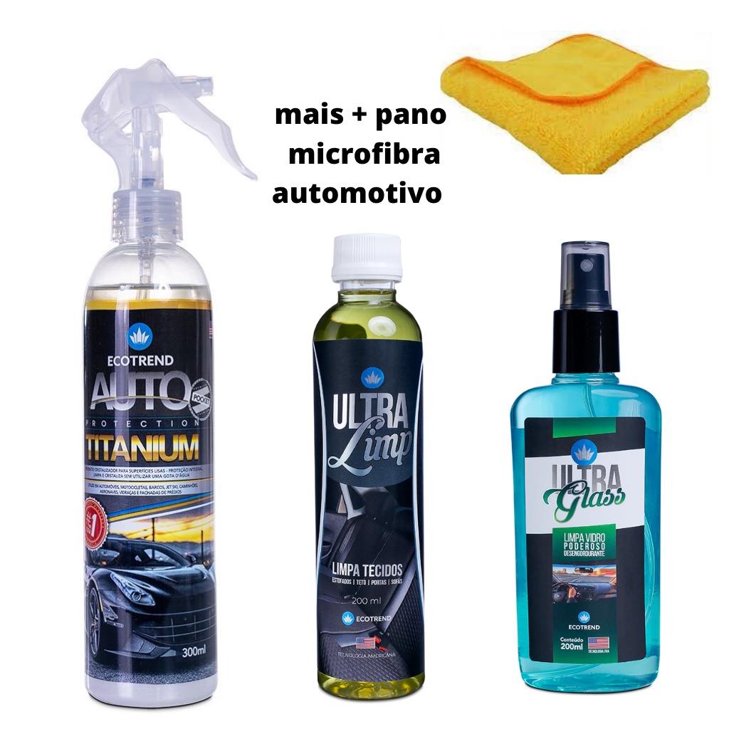 Auto Protection Titanium + Ultra Limp Tecidos +Ultra Glass ECOTREND SOUTH AMERICA