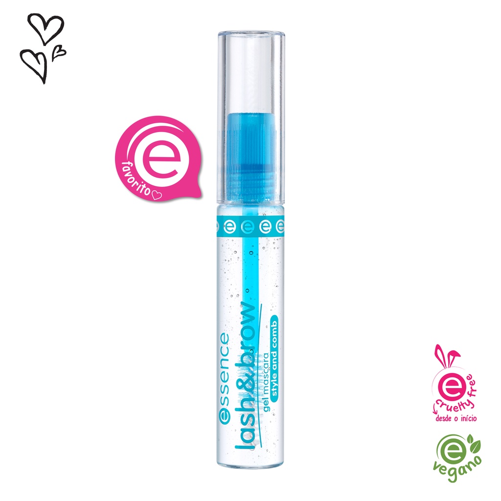Detalhes do Máscara em gel lash & brow essence para sobrancelhas e cílios