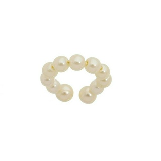 Semijoia Piercing de Pérolas Brinco Pressão Fake Pircing Brincos Femininos