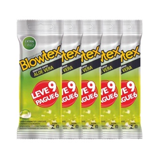 kit com 5 Pack Preservativos Blowtex Aloe Vera Pague 6 leve 9 em Oferta na Shopee