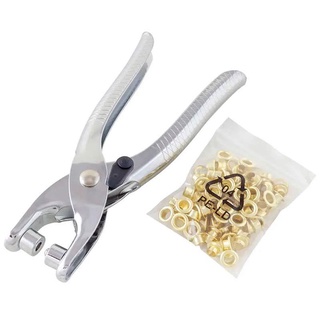 Alicate para Ilhós em Aço Carbono com 100 Ilhoses 2541 WESTERN em Oferta na Shopee