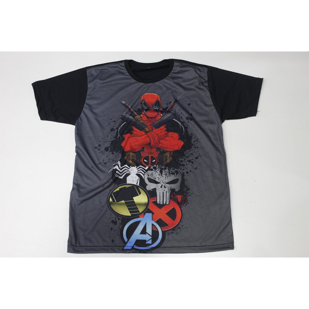 Camiseta Blusa Deadpool Justiceiro Thor Venom Heróis LUH049