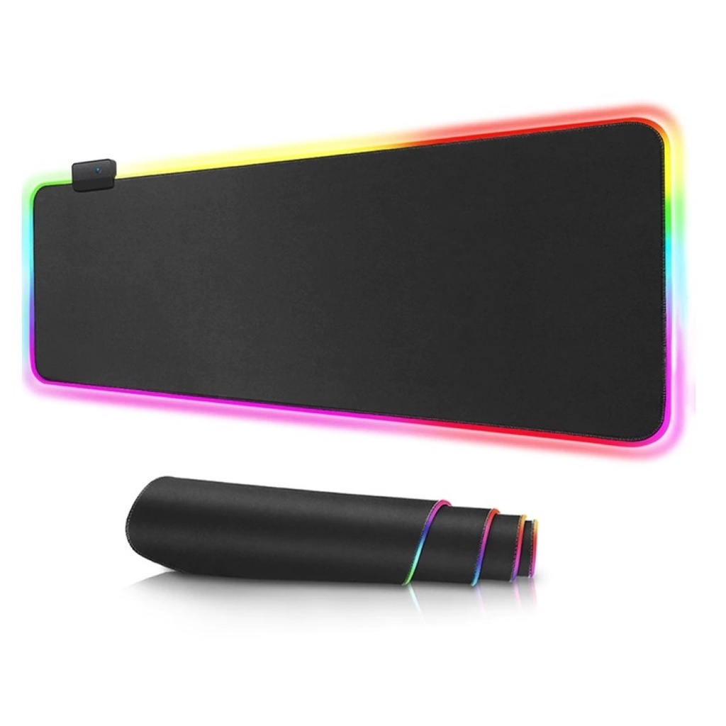 Mousepad Gamer Com Led RGB Com Cabo USB - AG4994 Novos E De Qualidade
