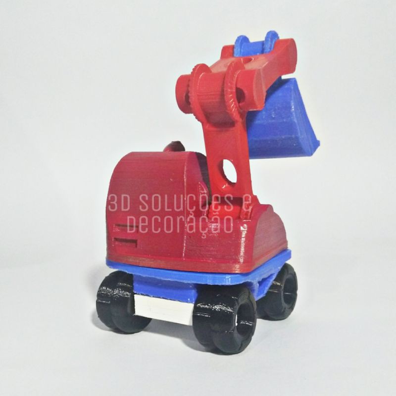 Leo o caminhão curioso boneco brinquedo impressao 3D