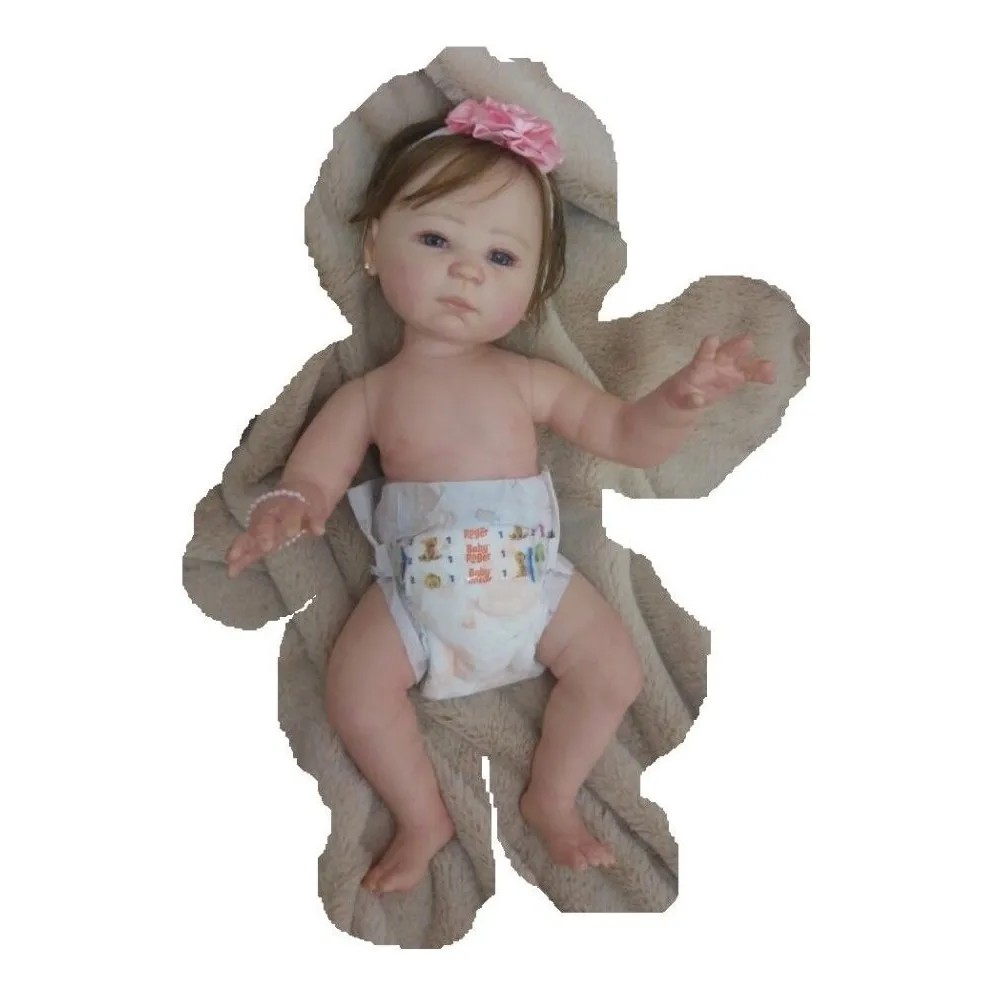 Linda Bebe Reborn Carmela Corpo Todo Em Vinil Siliconado Shopee Brasil