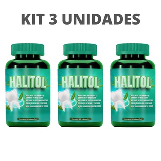 KIT 3 Halitol 500mg - Fim do Mau Hálito