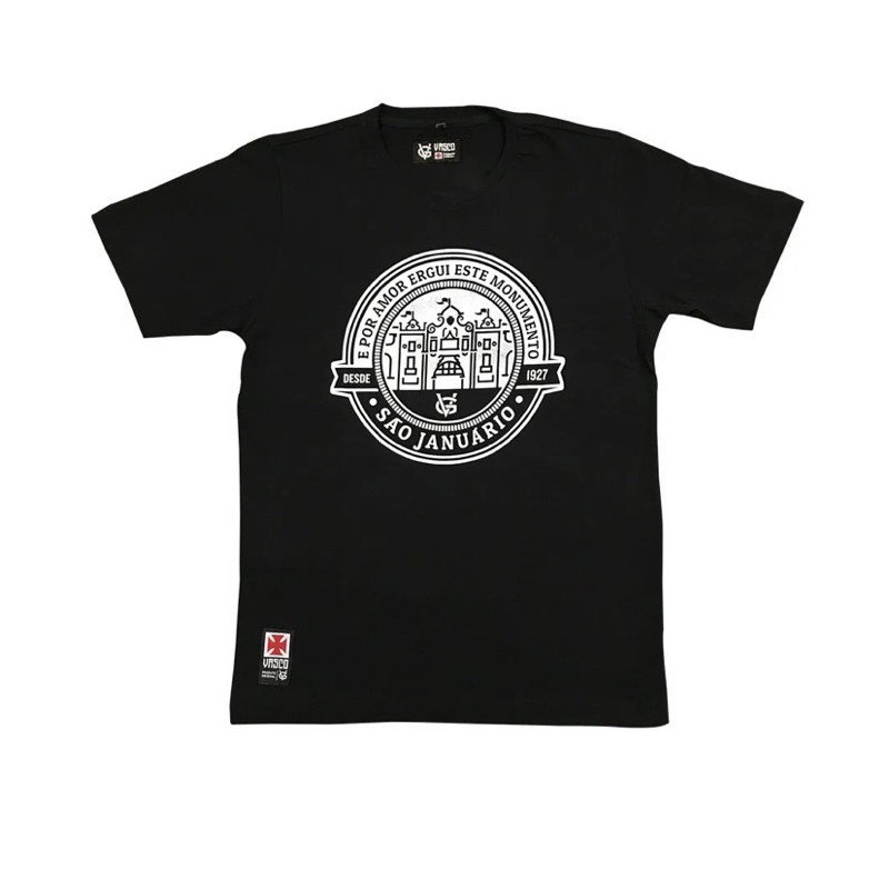 Camisa Vasco Monumento São Januário Vg - Preta