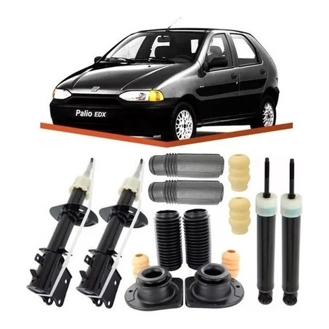 4 Amortecedor+ 4 Kit Suspensão Palio 96 97 98 99 2000 2001 4 Amortecedor+ 4 Kit Suspensão Palio 96 97 98 99 2000 2001