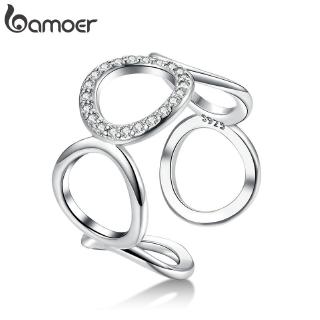 Bamoer Anel Circular Para Masculino E Mulheres/Presente YIR216