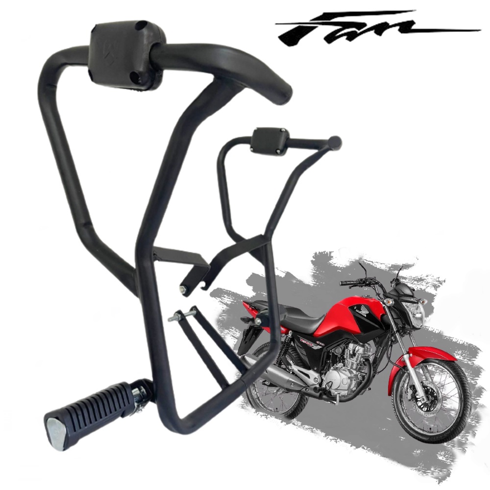 Detalhes do Proteção de motor e carenagem para titan e fan todas