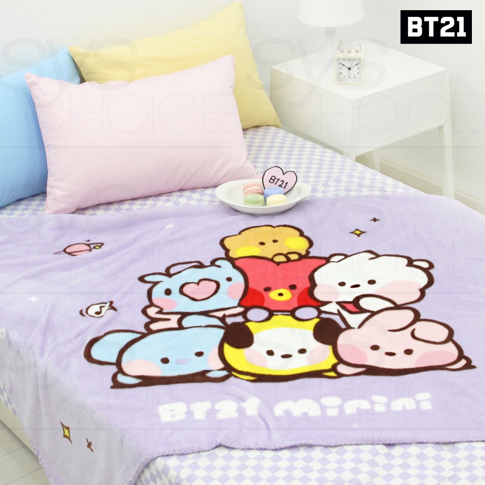 bt21 bed cover