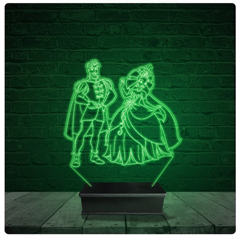 Luminária Abajur Acrílico Led - Cinderela 5