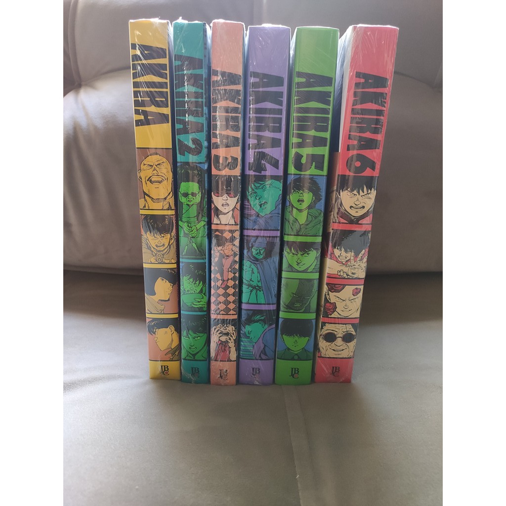 Manga Akira Completo volumes 1 a 6 (lacrados)