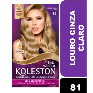 Tintura Koleston 81 Louro Cinza Claro