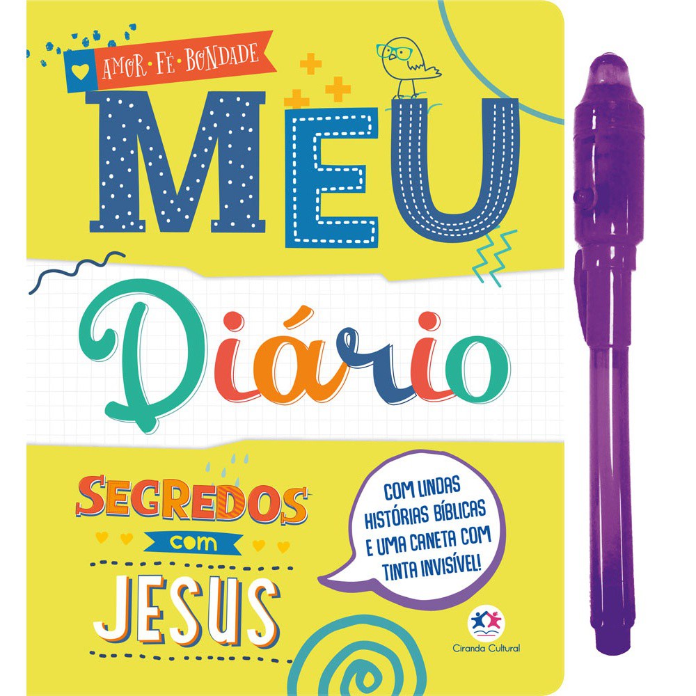 Livro - Meu diário - Segredos com Jesus - Ciranda Cultural em Oferta na Shopee