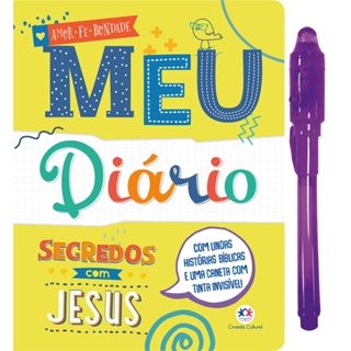 Livro - Meu diário - Segredos com Jesus - Ciranda Cultural em Oferta na Shopee
