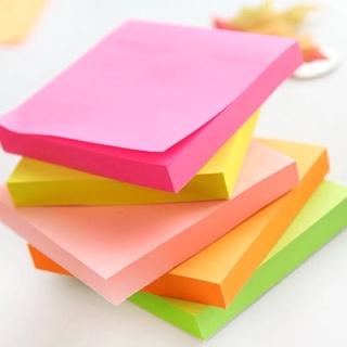 Bloco de Notas Autoadesivas Neon 5 Cores 400 folhas 51 x 51mm