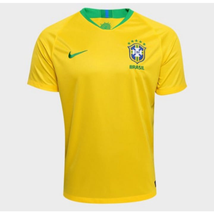 Camisa do Brasil Tailandesa  Amarela Seleção Brasileira