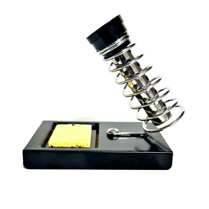 SUPORTE PARA FERRO DE SOLDA E ESPONJA VEGETAL