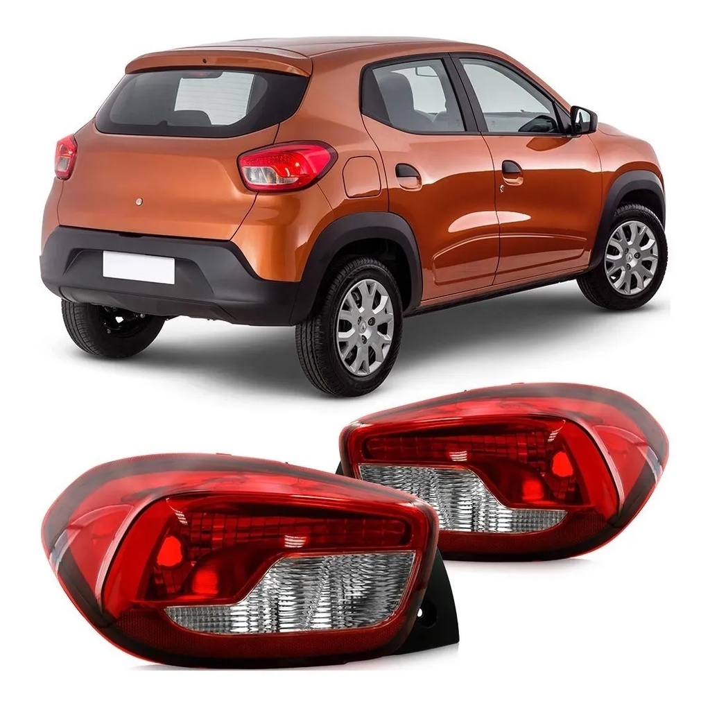 Lanterna Traseira Renault Kwid 2017 2018 2019 2020 Cristal